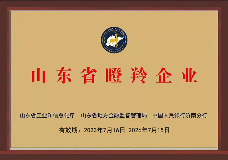 山東省瞪羚企業